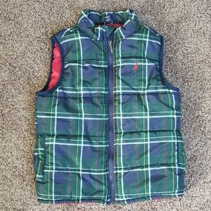 Plaid Kids Puffer Vest Nautica